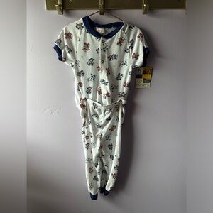 Vintage Carter’s White Cowboy Bear Pajamas Size 3T